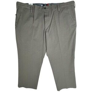 Dockers Mens 46x30 Smart Series Brown Pants Stretch Comfort Dress Casual